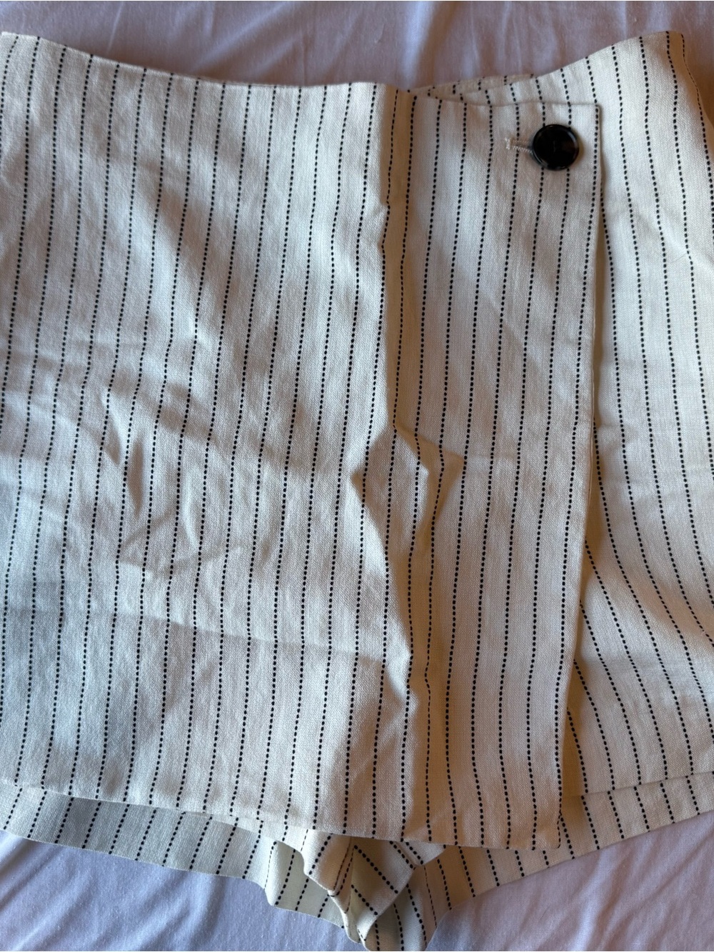 Pinstripe Tailored Skort - Picture 1 of 3